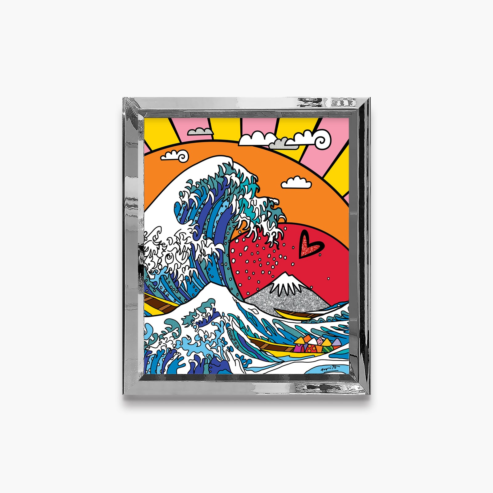 the greatest wave limited edition  colorful decorative collectible gift idea