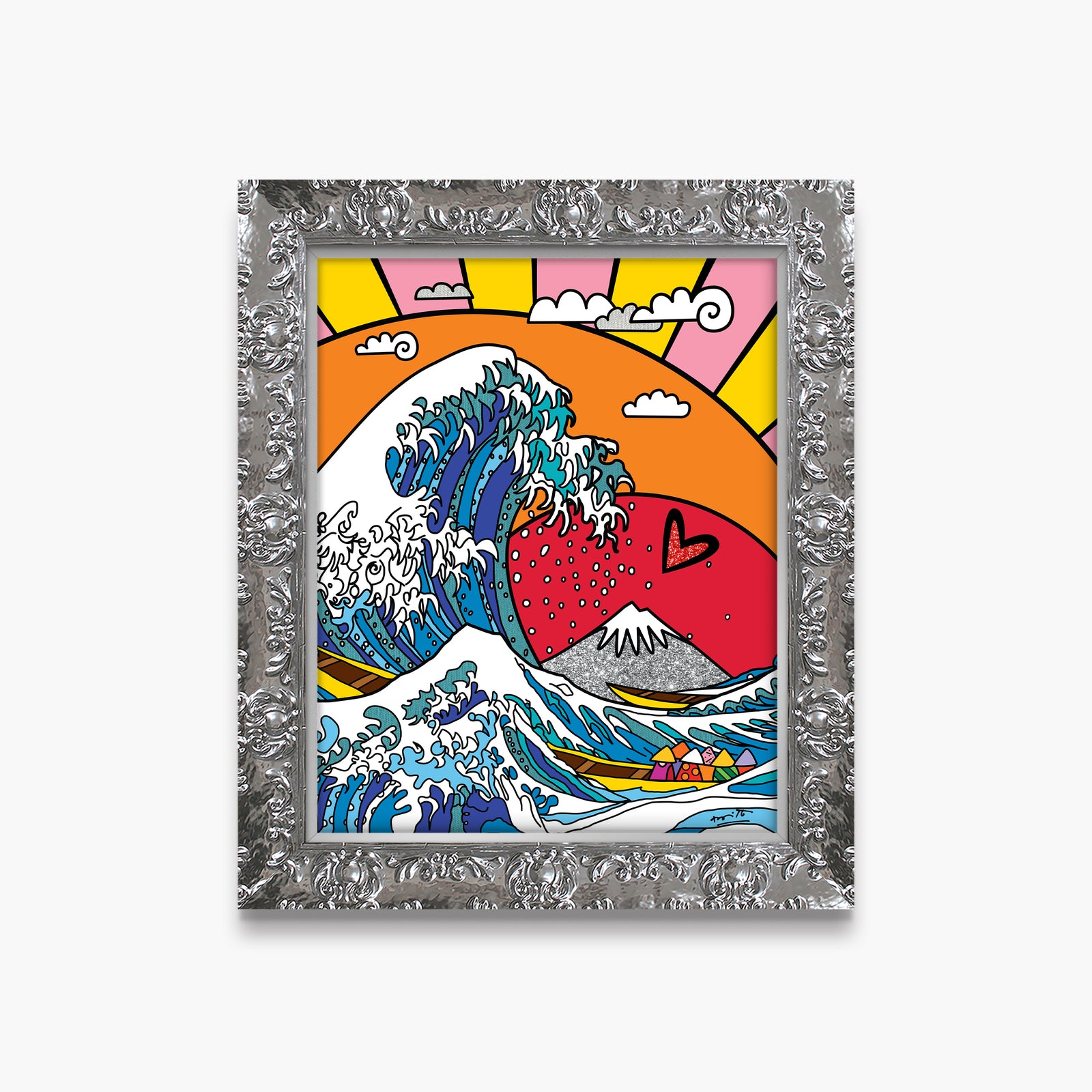 the greatest wave limited edition  colorful decorative collectible gift idea