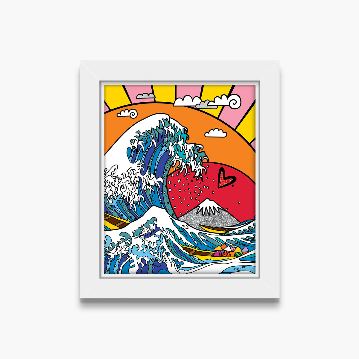 the greatest wave limited edition  colorful decorative collectible gift idea