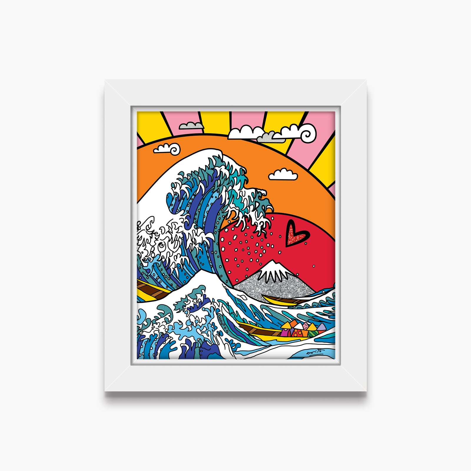 the greatest wave limited edition  colorful decorative collectible gift idea
