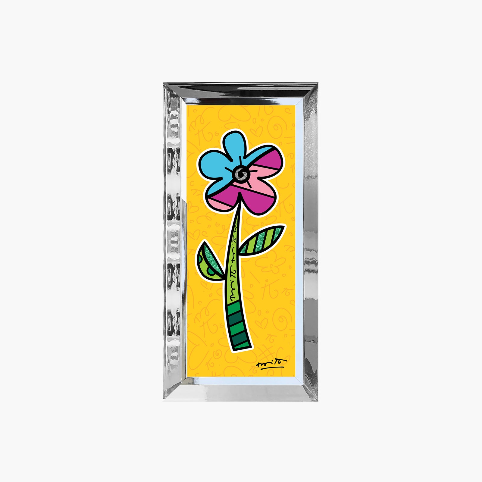 yellow hibiscus limited edition print  colorful decorative collectible gift idea