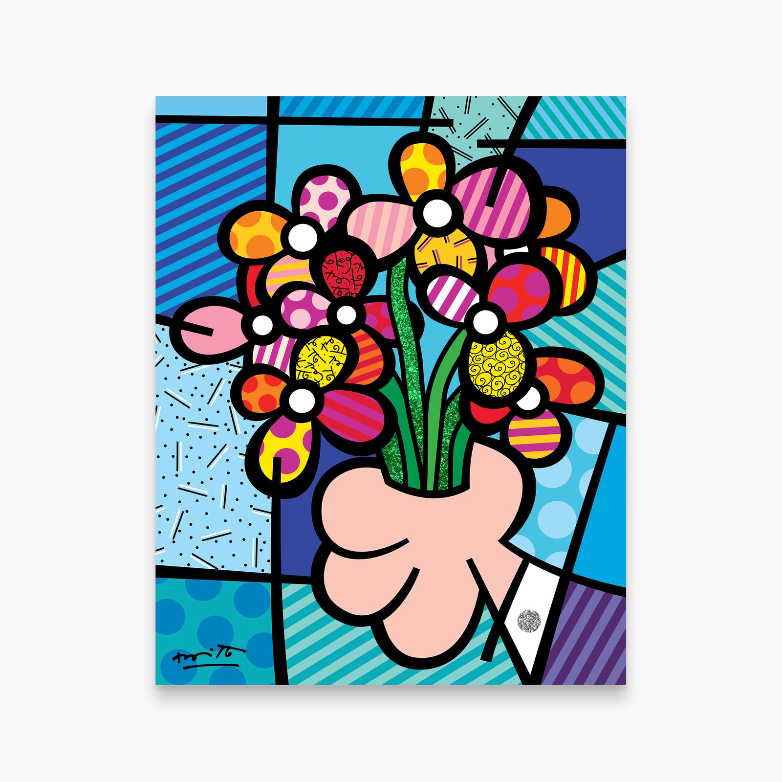 Happy Flowers - Limited Edition Print