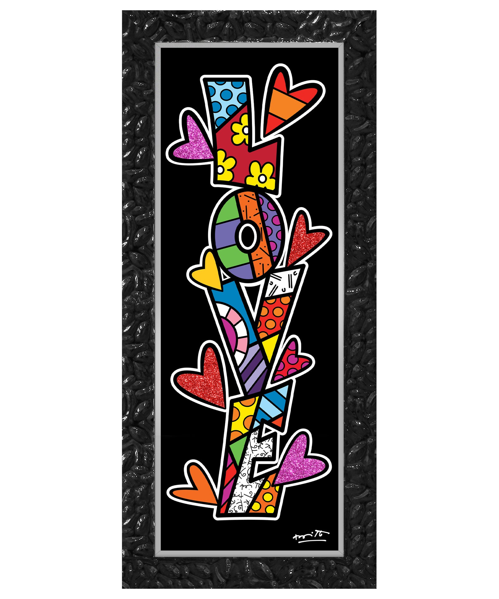 modern pop art up love limited edition print  vibrant home decor