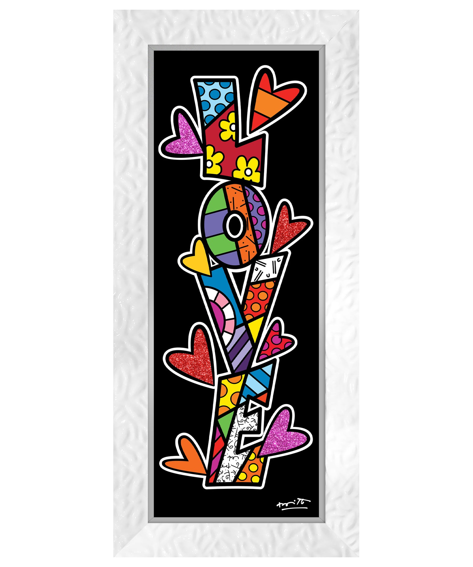 modern pop art up love limited edition print  vibrant home decor