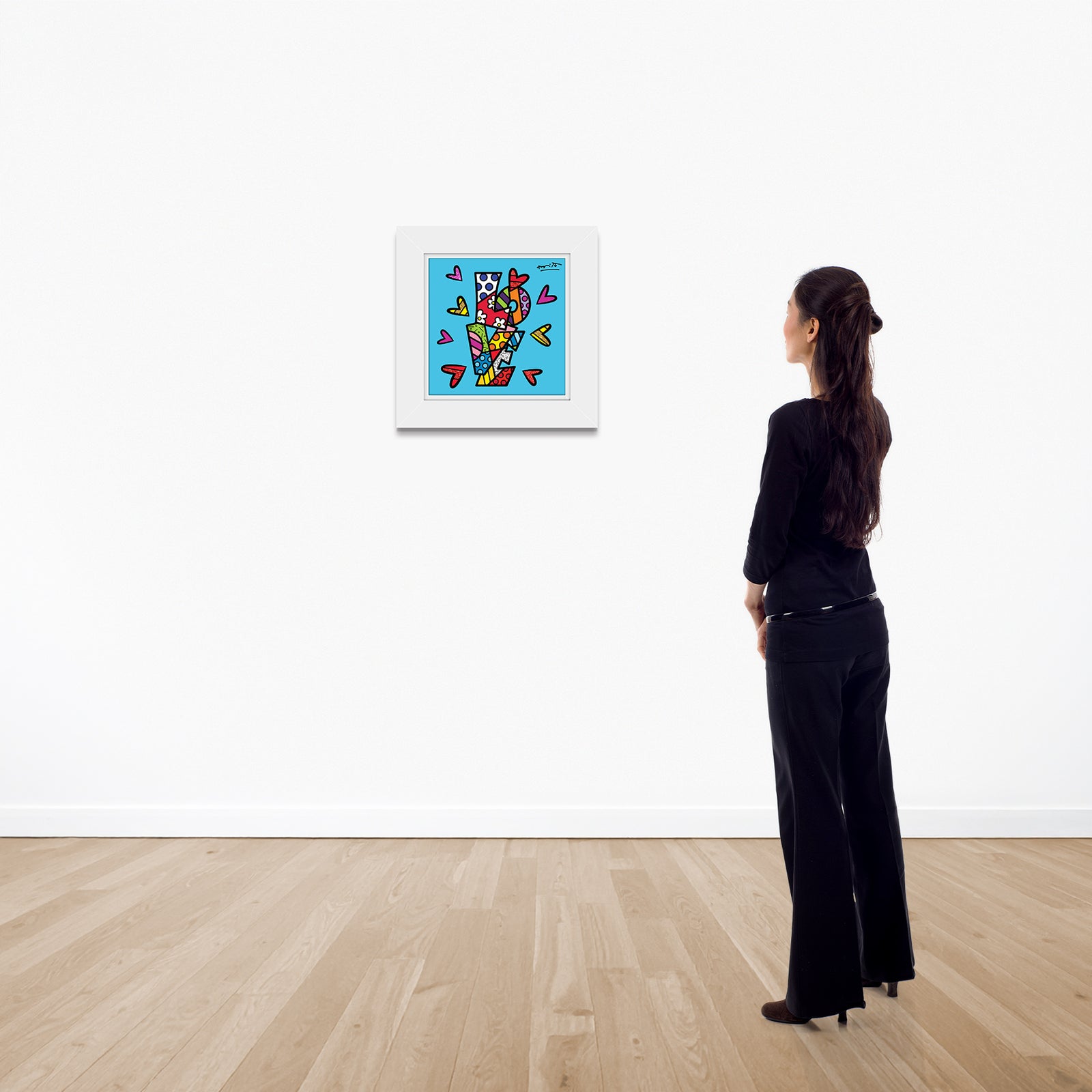 modern pop art sweet love limited edition print  vibrant home decor