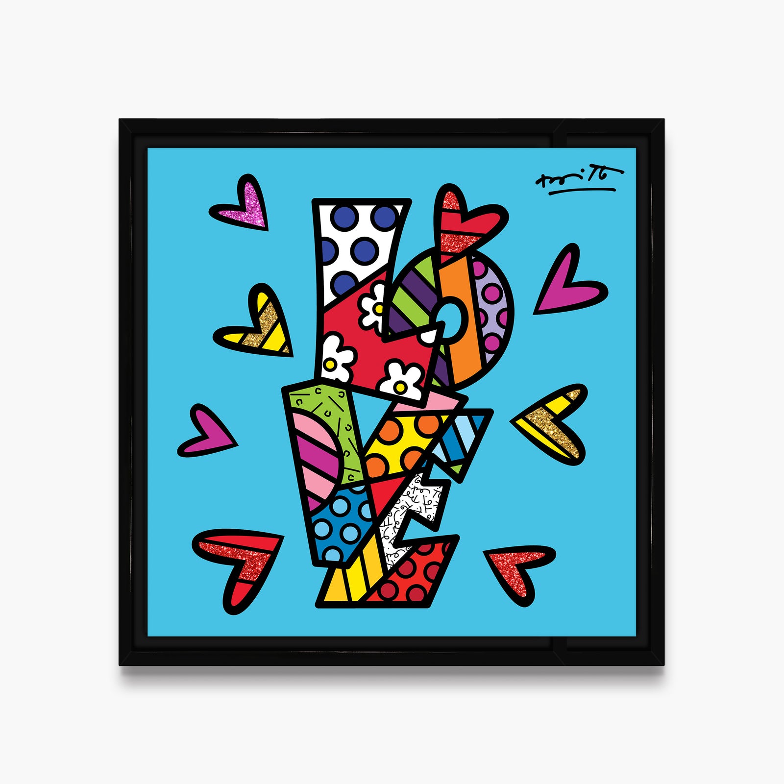 sweet love limited edition print  artistic colorful design collectible