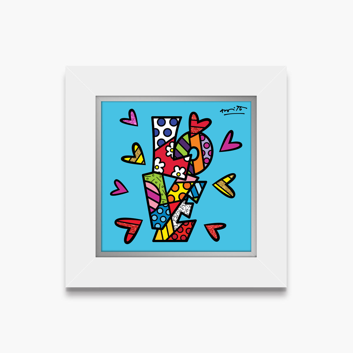 sweet love limited edition print  artistic colorful design collectible