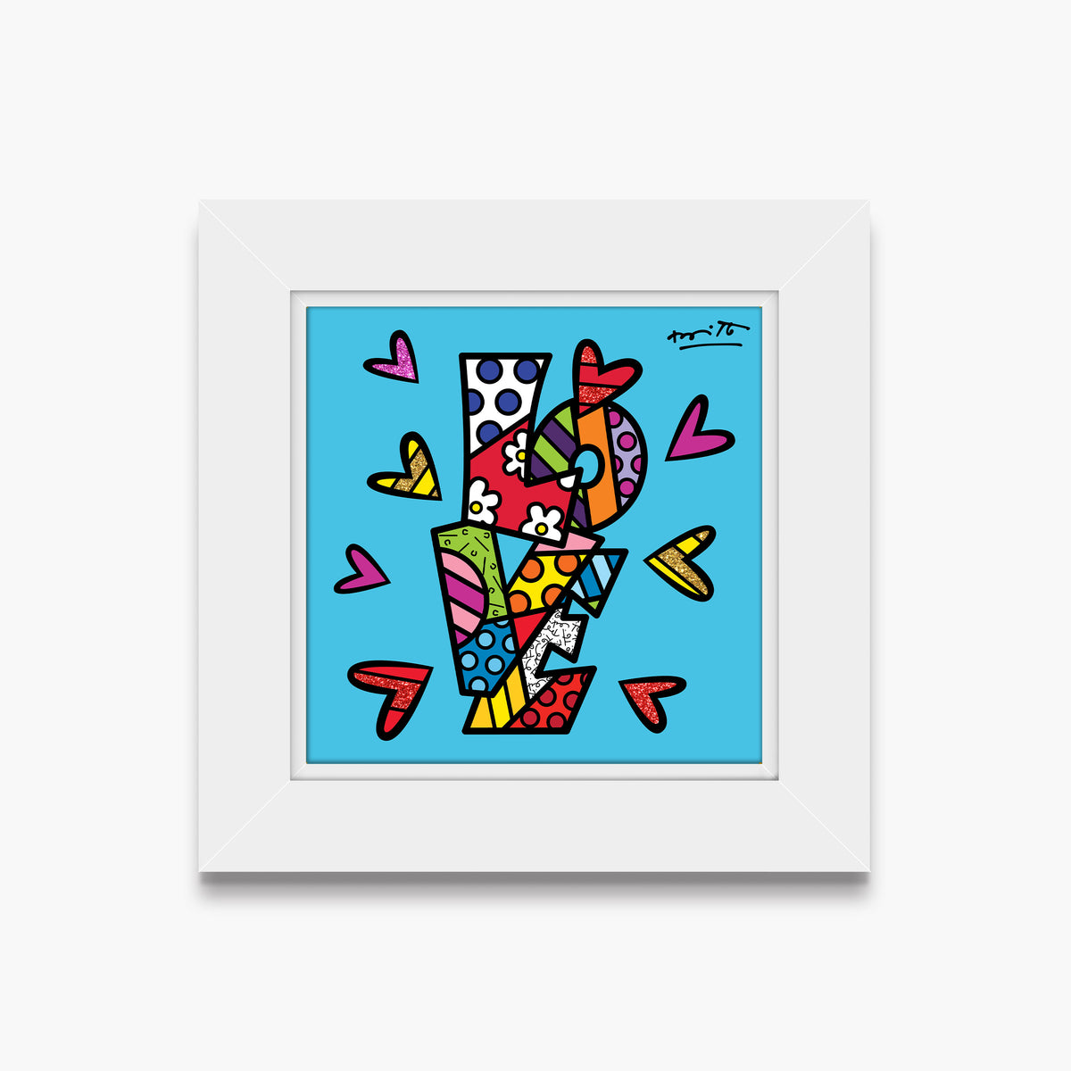 sweet love limited edition print  artistic colorful design collectible