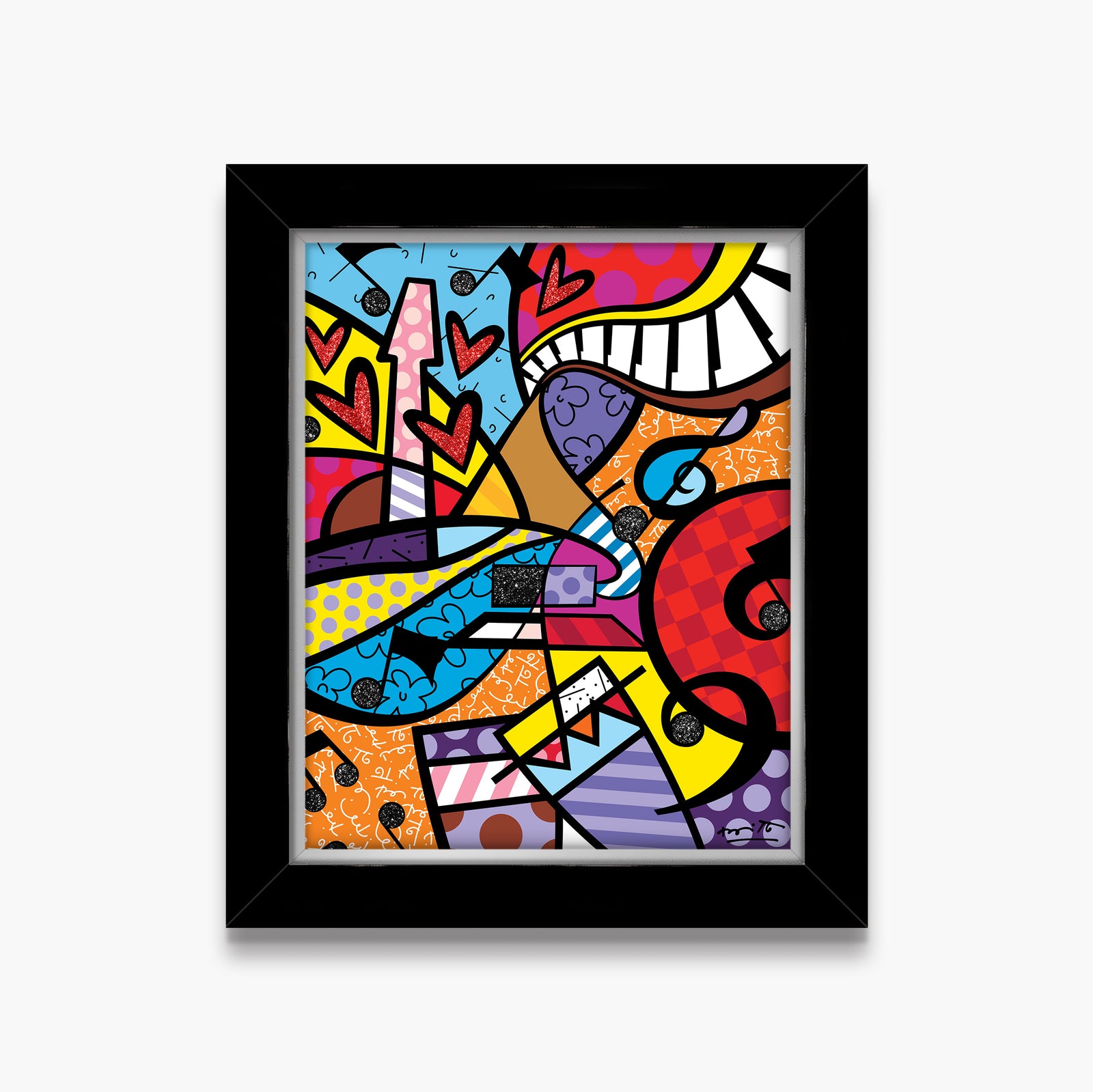 fun music limited edition print  colorful decorative collectible gift idea