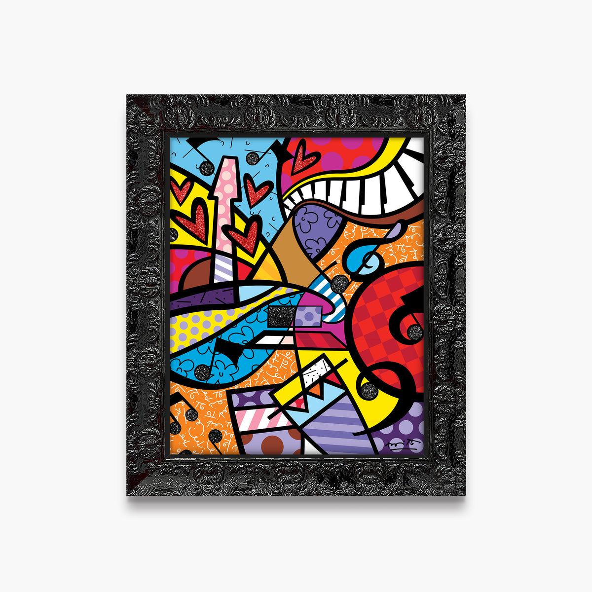 fun music limited edition print  colorful decorative collectible gift idea