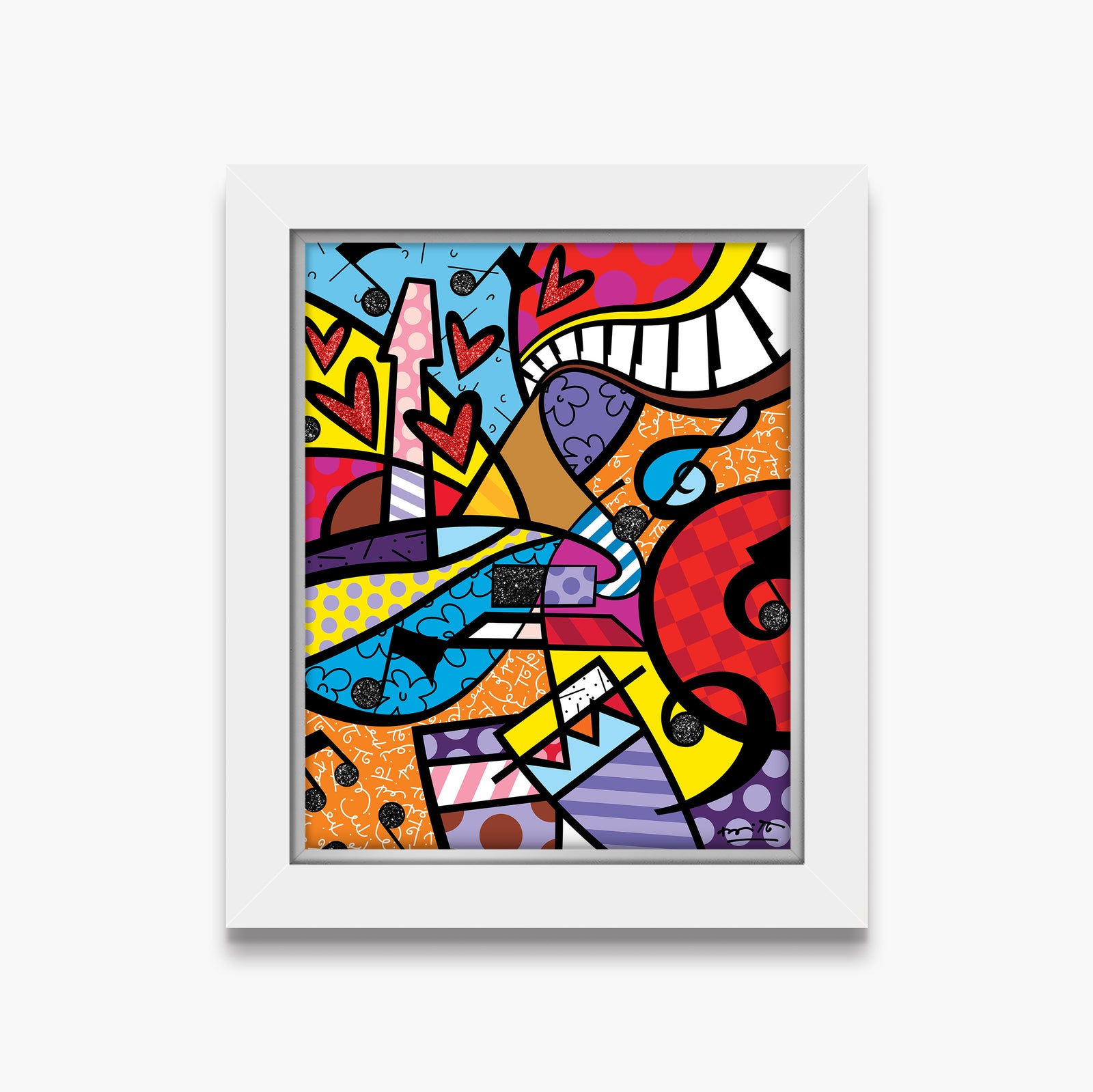 fun music limited edition print  artistic colorful design collectible