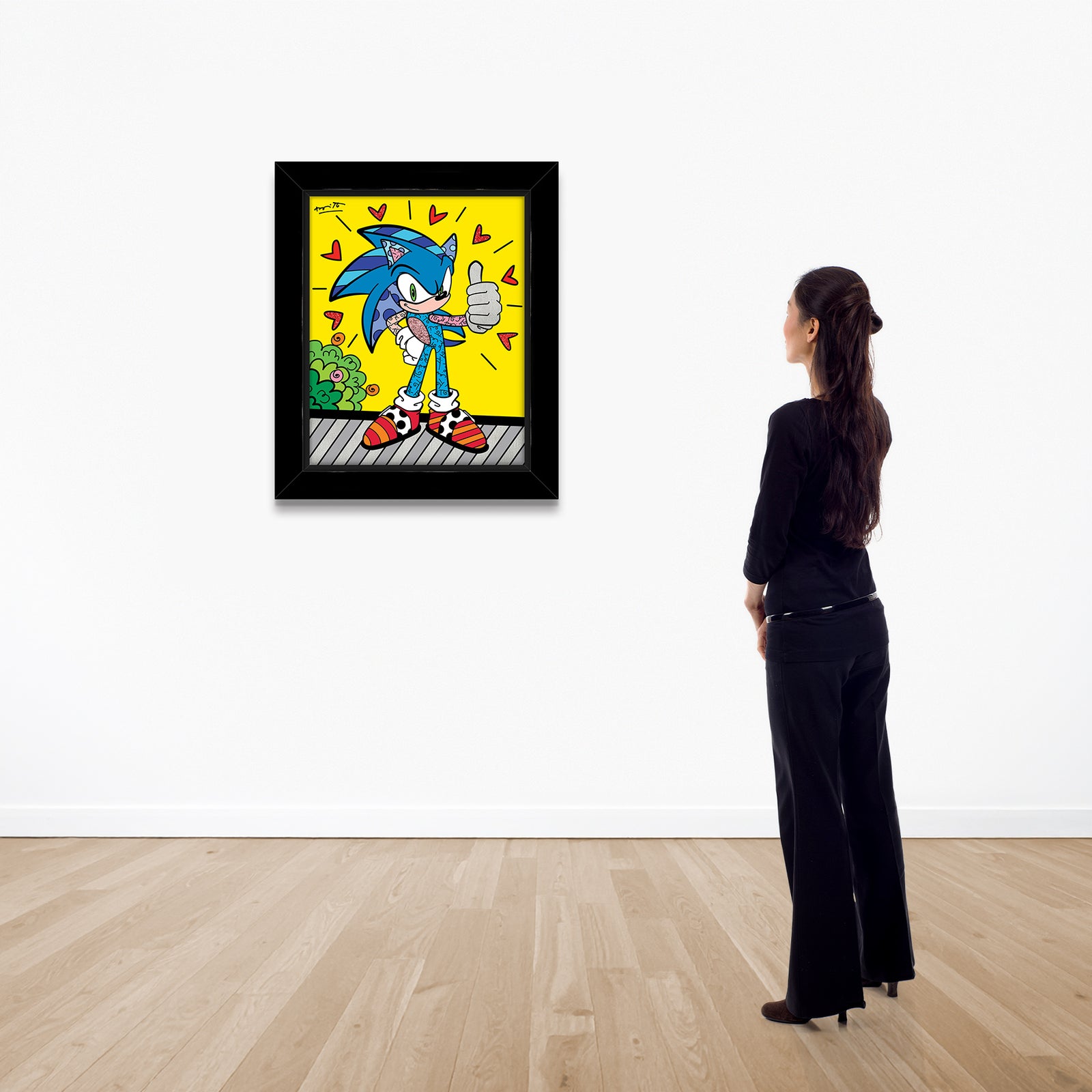 Thumbs Up Sonic - Sega By Britto - Limited Edition Print