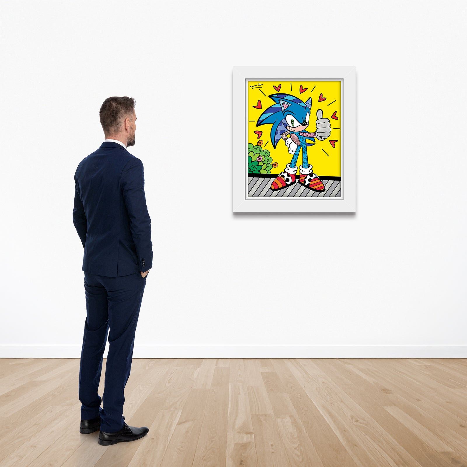Thumbs Up Sonic - Sega By Britto - Limited Edition Print