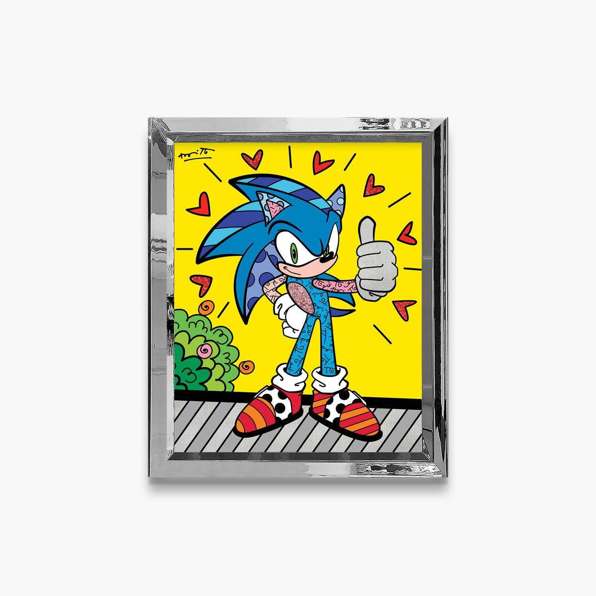 Thumbs Up Sonic - Sega By Britto - Limited Edition Print