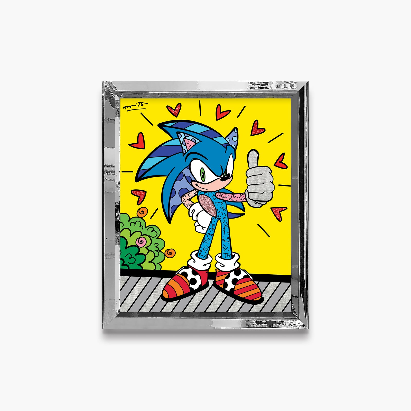 Thumbs Up Sonic - Sega By Britto - Limited Edition Print