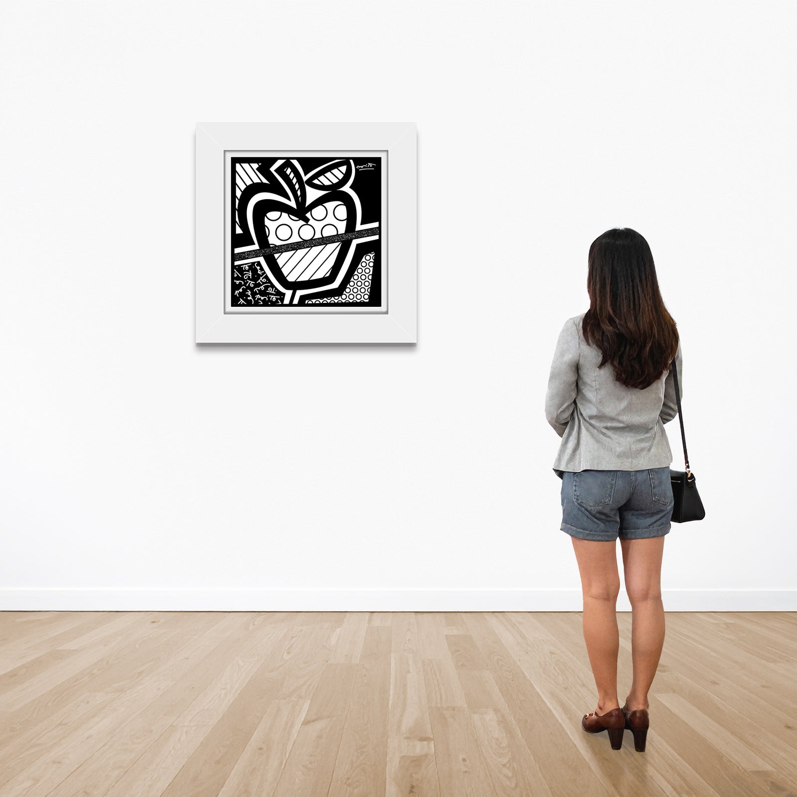 modern pop art apple of my eye limited  vibrant home decor