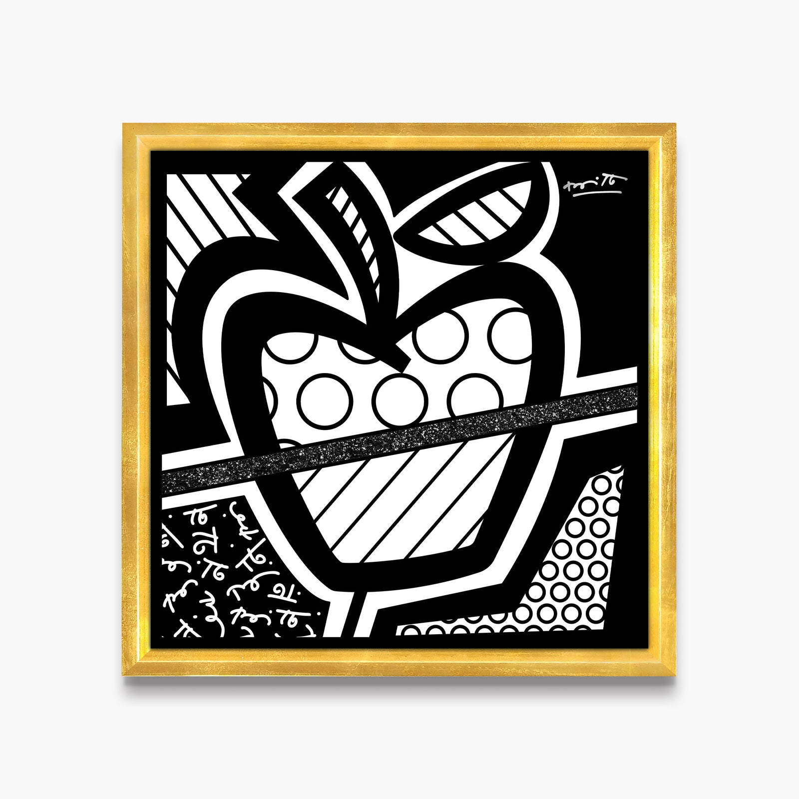 modern pop art apple of my eye limited  vibrant home decor