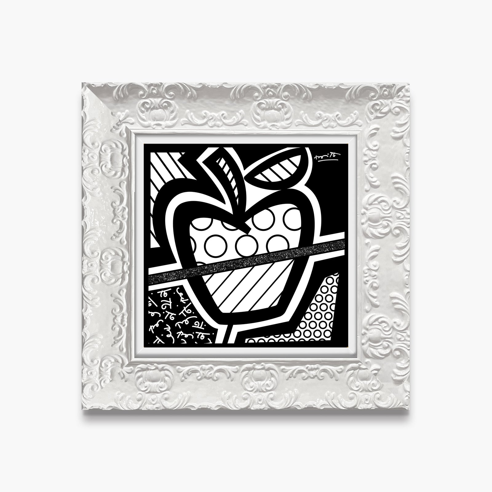 modern pop art apple of my eye limited  vibrant home decor