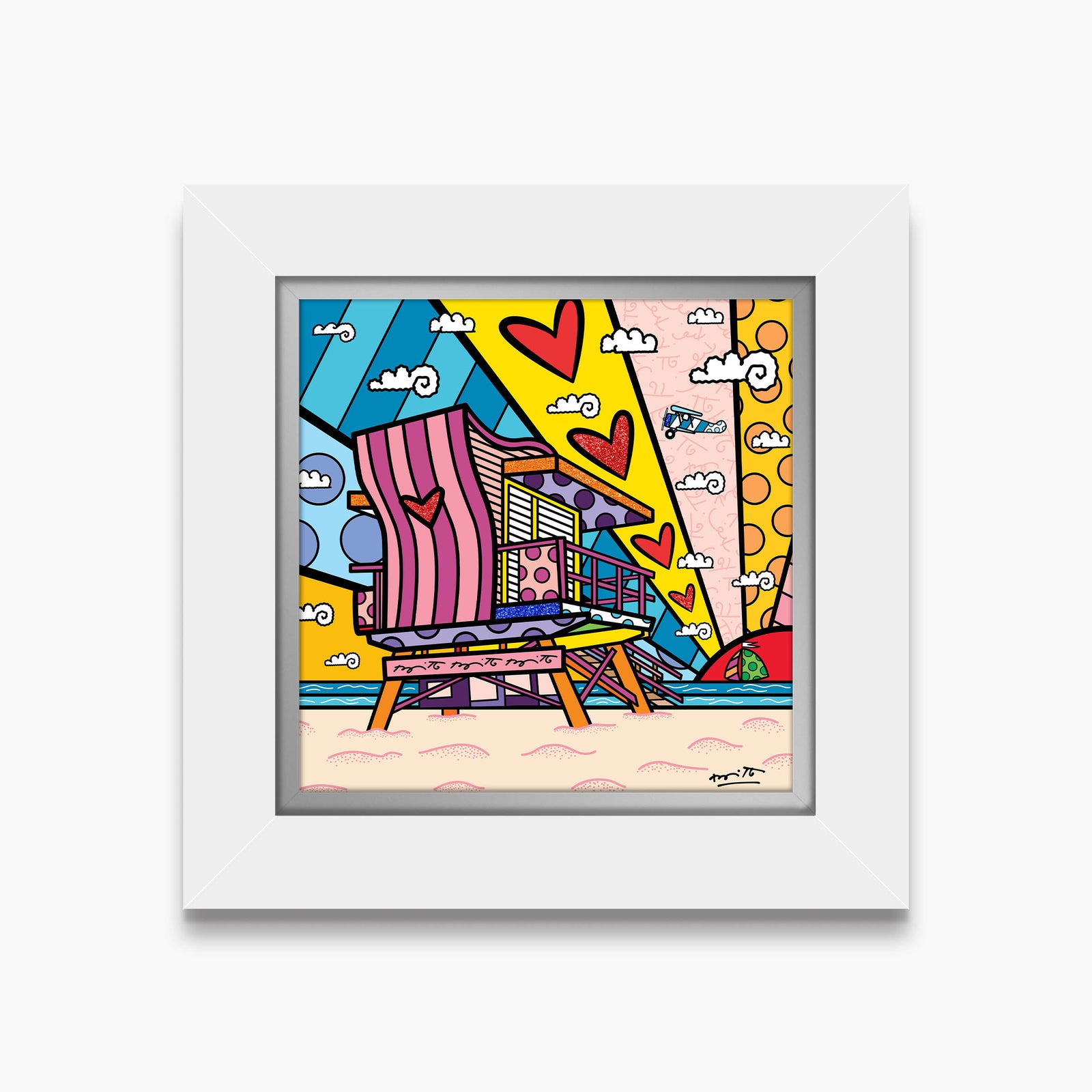 lifeguard beach love limited edition  colorful decorative collectible gift idea