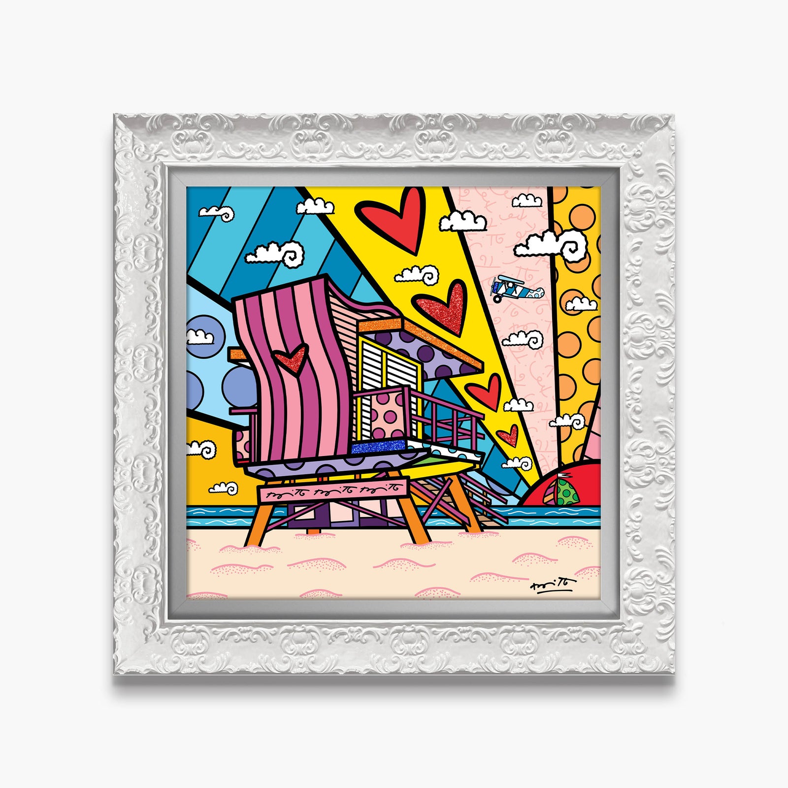 lifeguard beach love limited edition  colorful decorative collectible gift idea