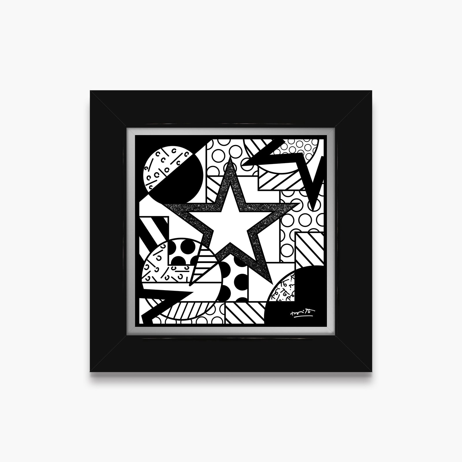 night limited edition print  artistic colorful design collectible