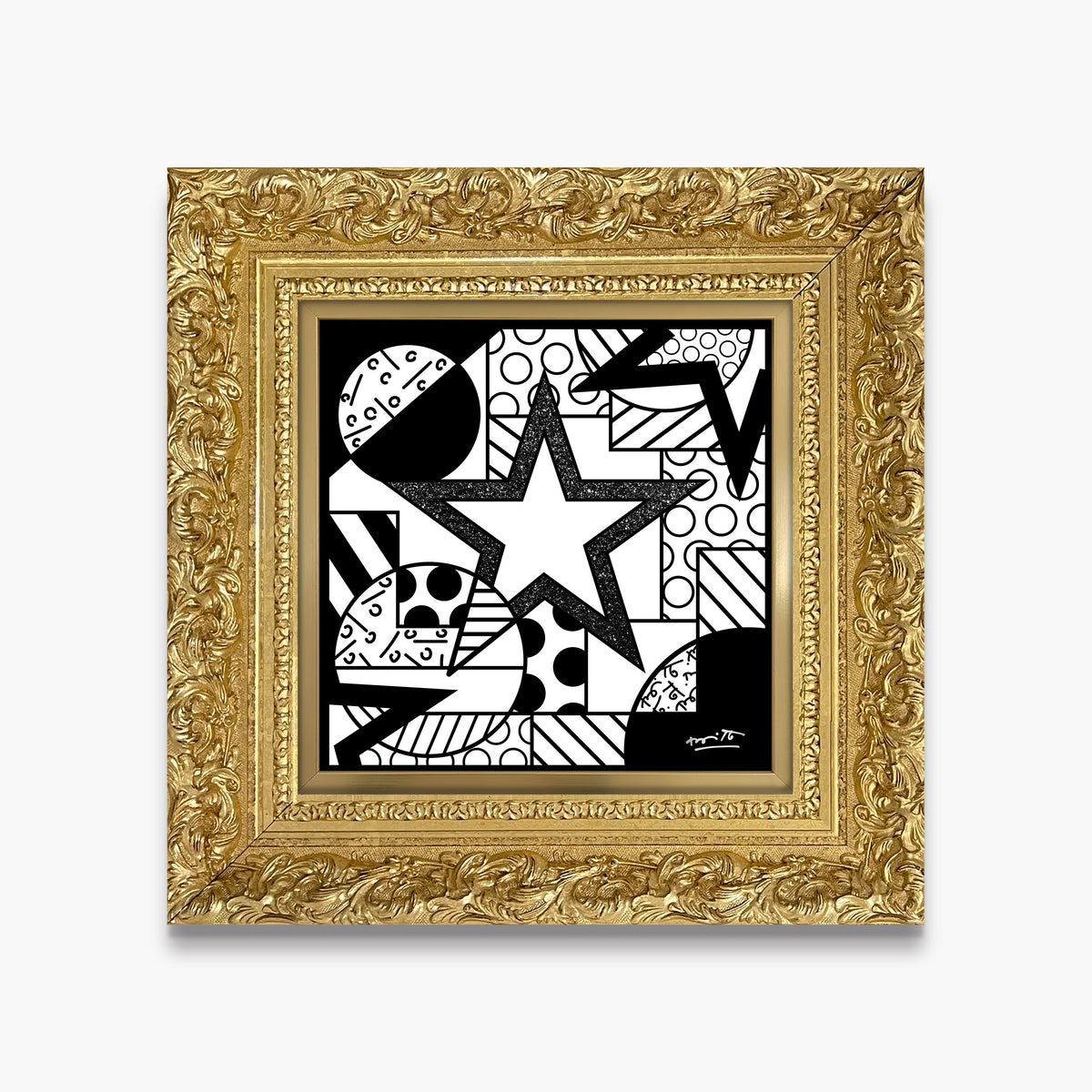 modern pop art night limited edition print  vibrant home decor