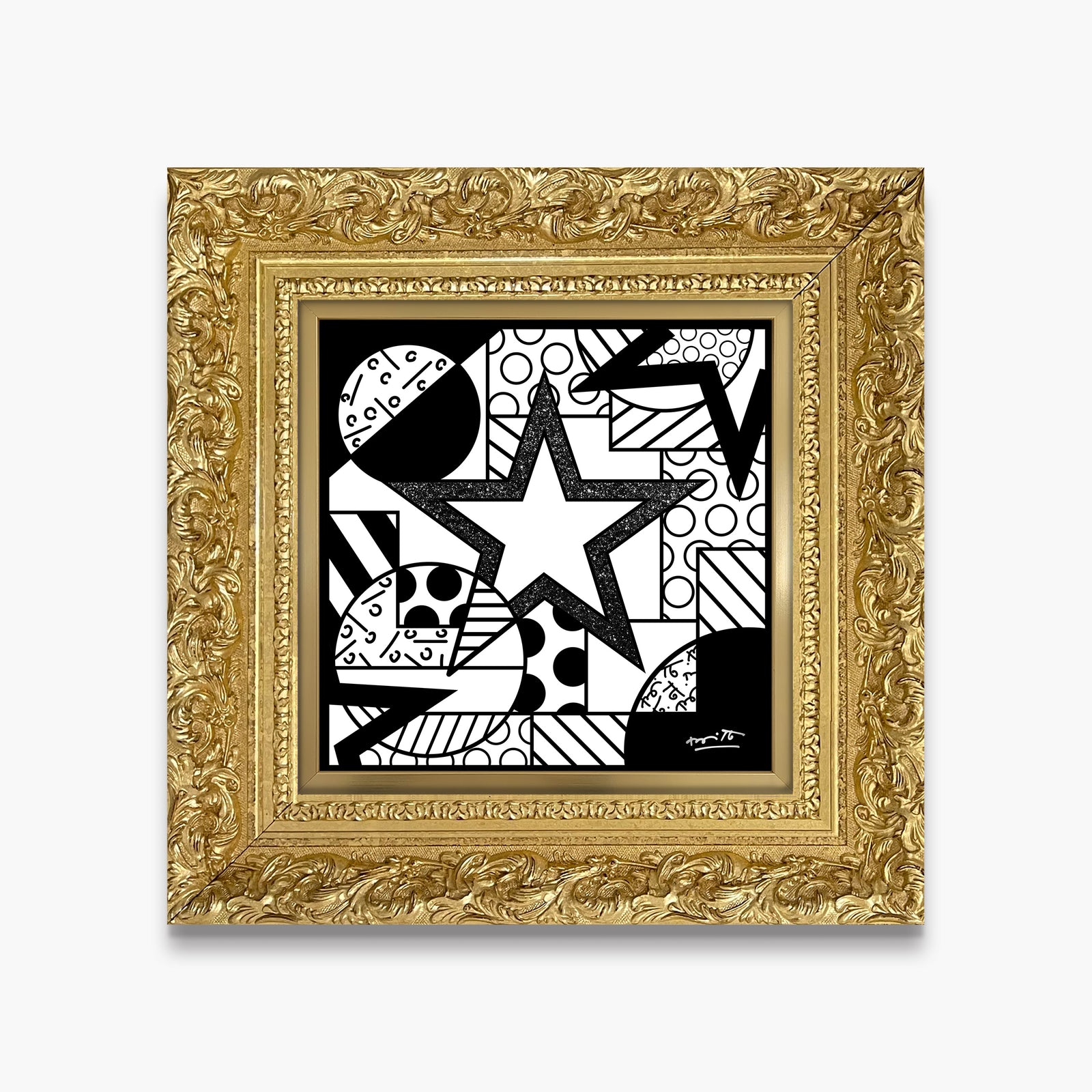 modern pop art night limited edition print  vibrant home decor