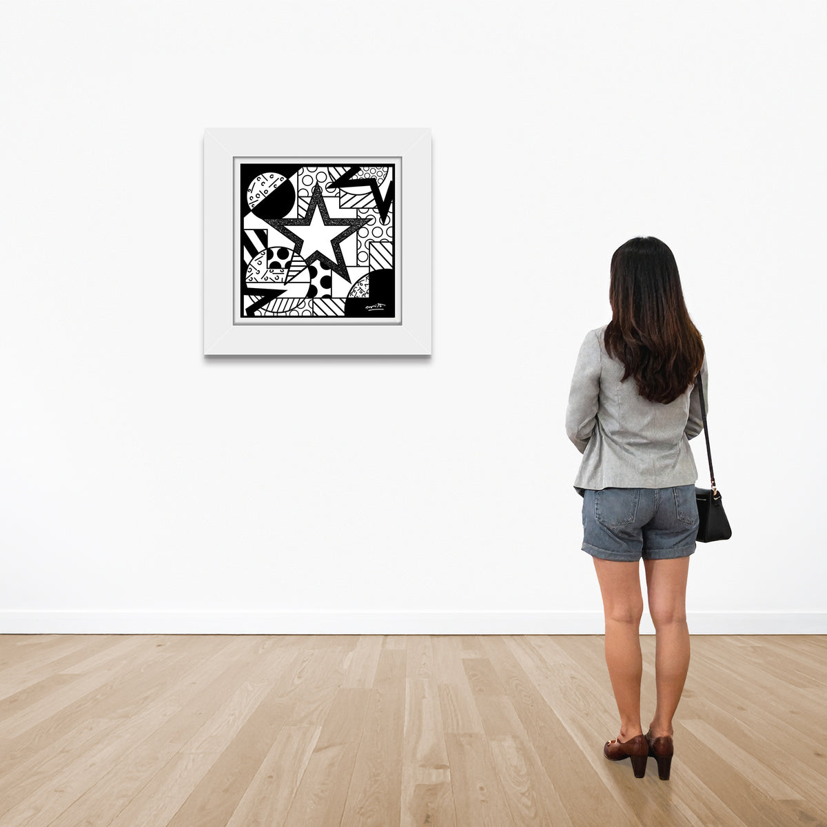 modern pop art night limited edition print  vibrant home decor