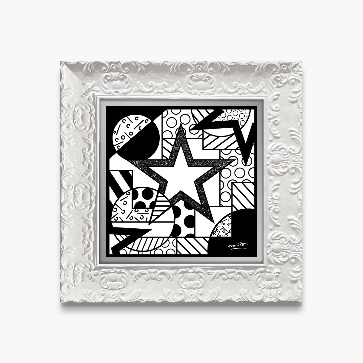 night limited edition print  artistic colorful design collectible