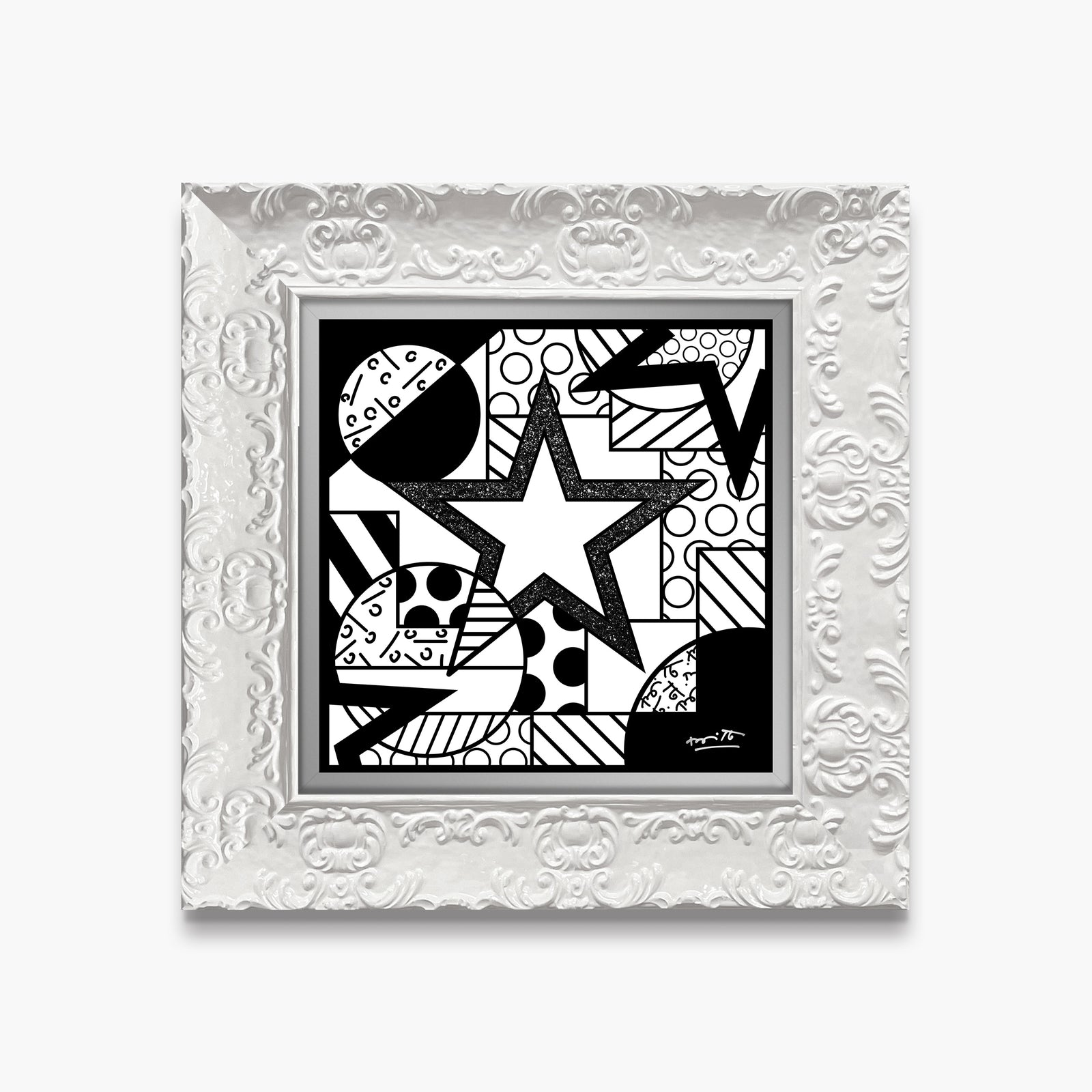 night limited edition print  artistic colorful design collectible