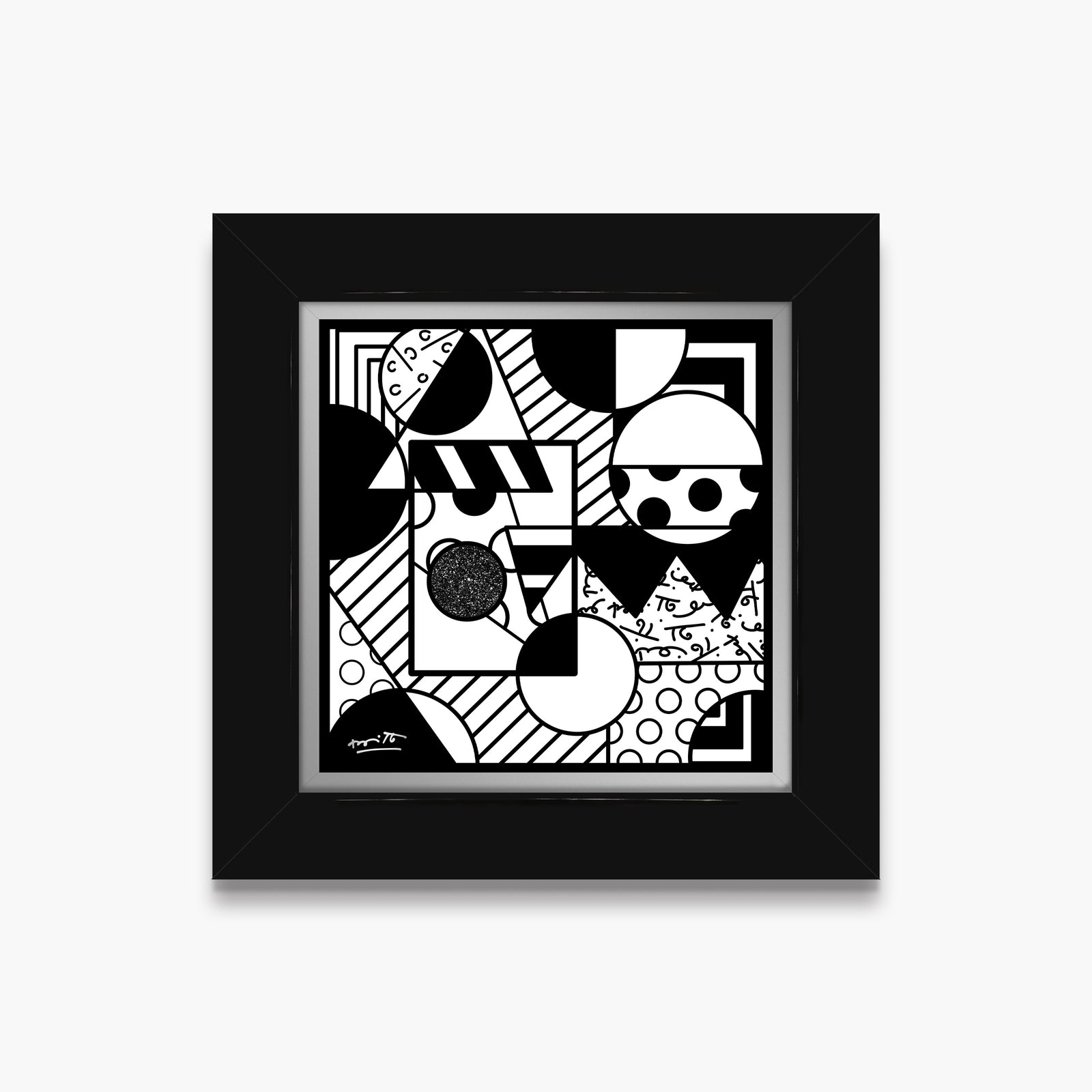 fragments limited edition print  artistic colorful design collectible