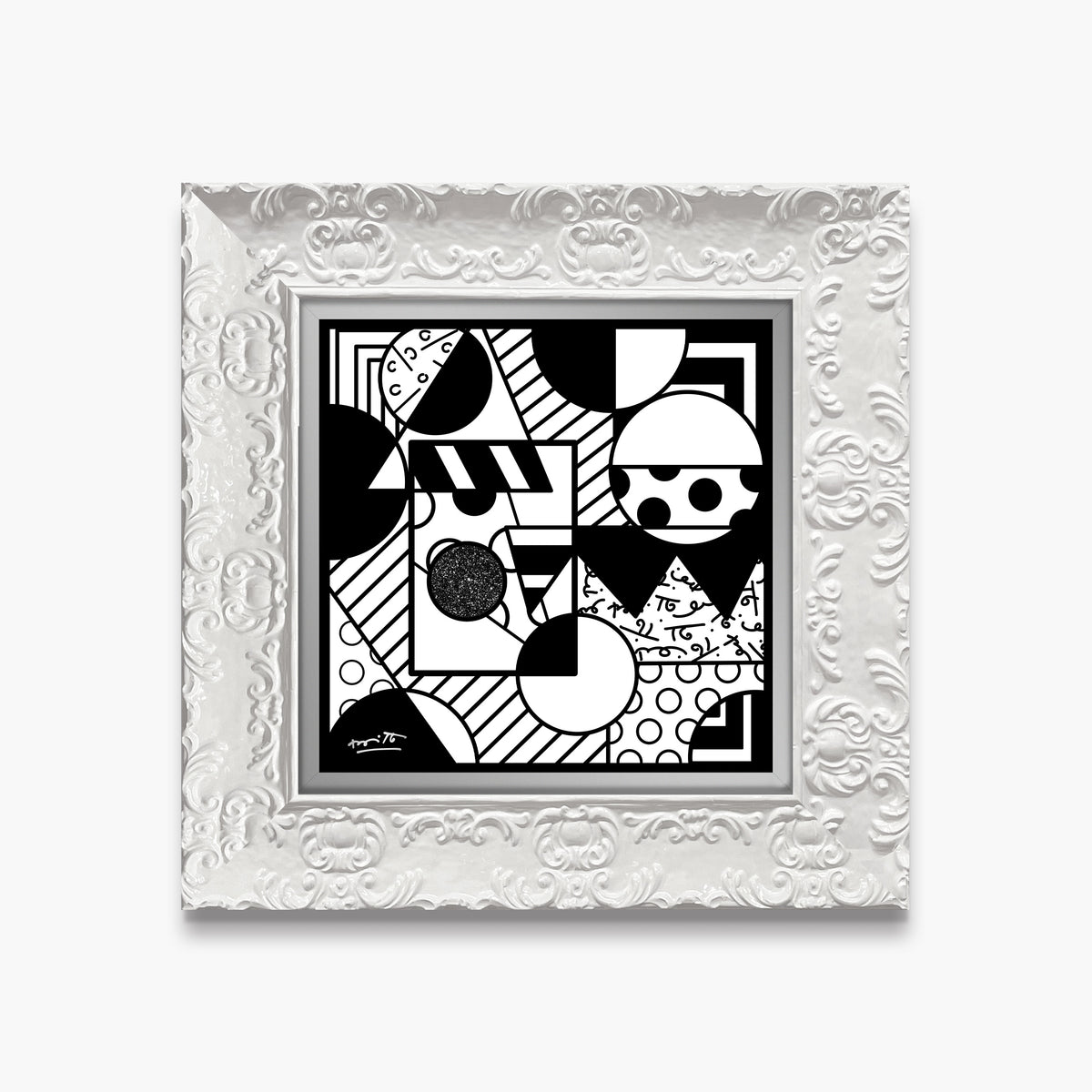 fragments limited edition print  artistic colorful design collectible