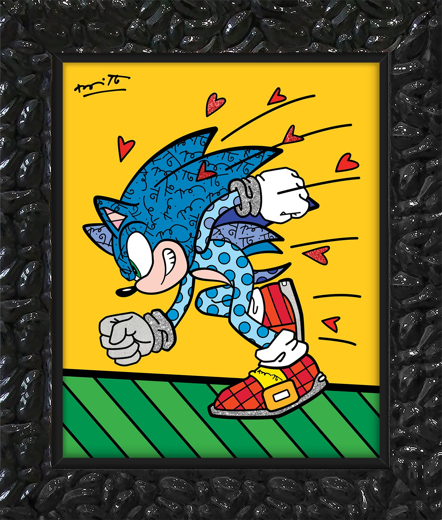 Sonic Spin Dash - Sega By Britto - Limited Edition Print