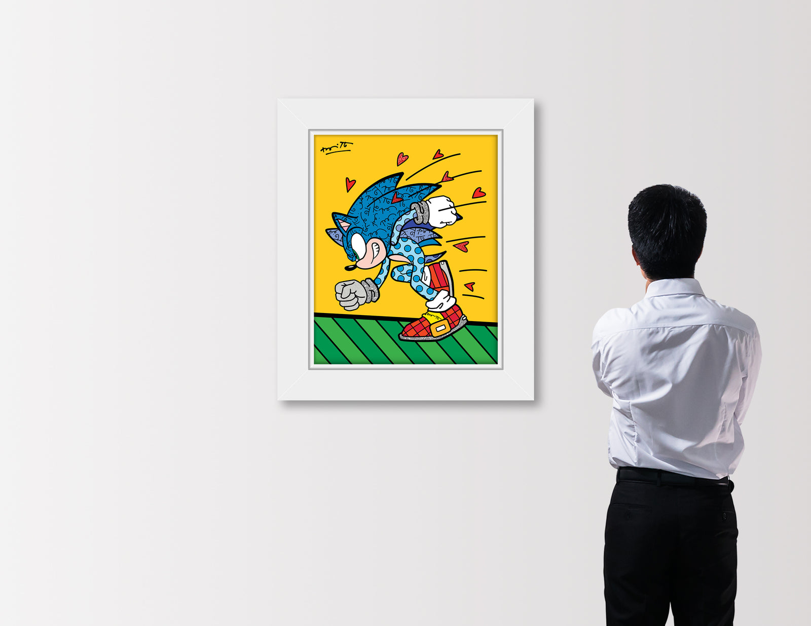 Sonic Spin Dash - Sega By Britto - Limited Edition Print