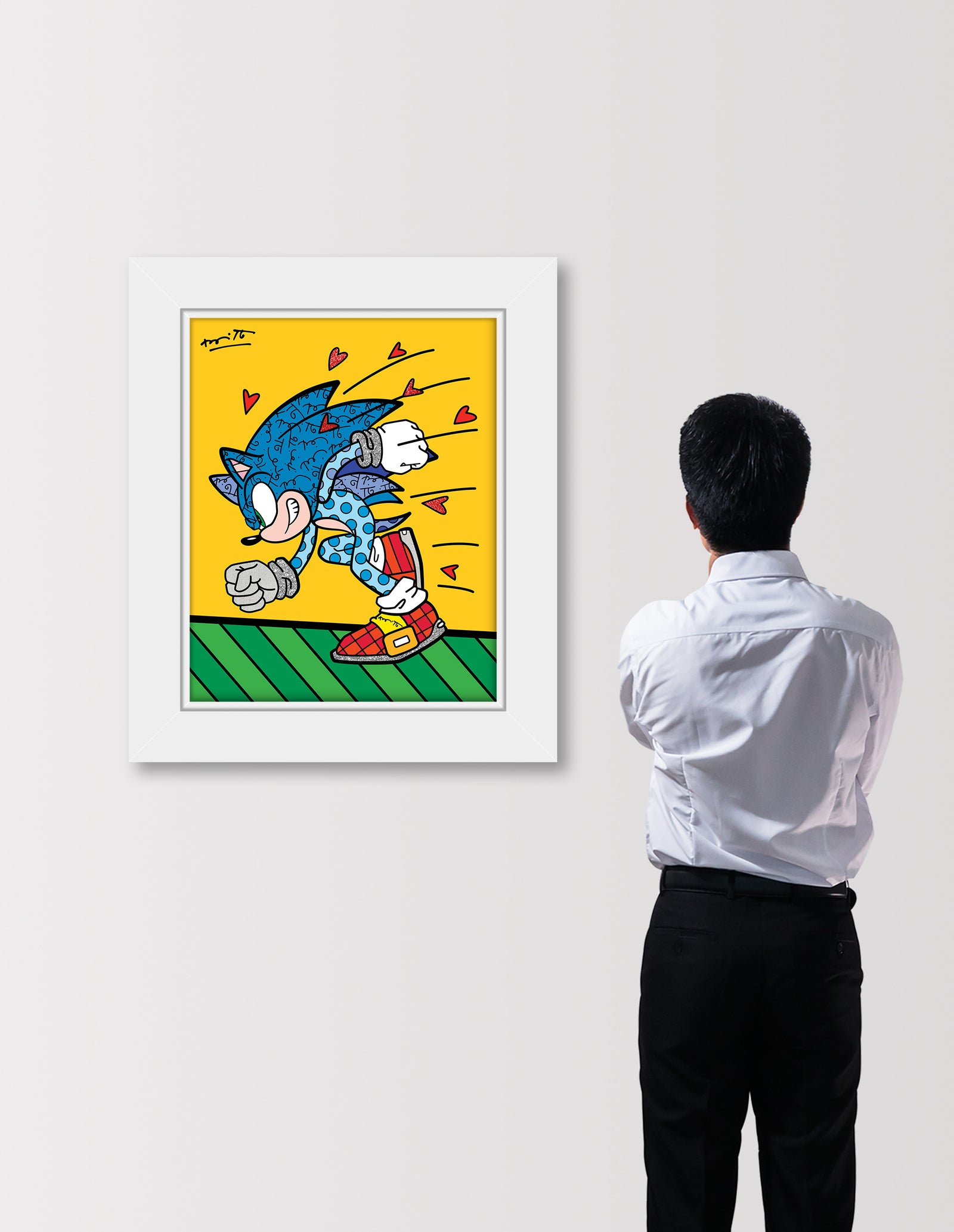 Sonic Spin Dash - Sega By Britto - Limited Edition Print