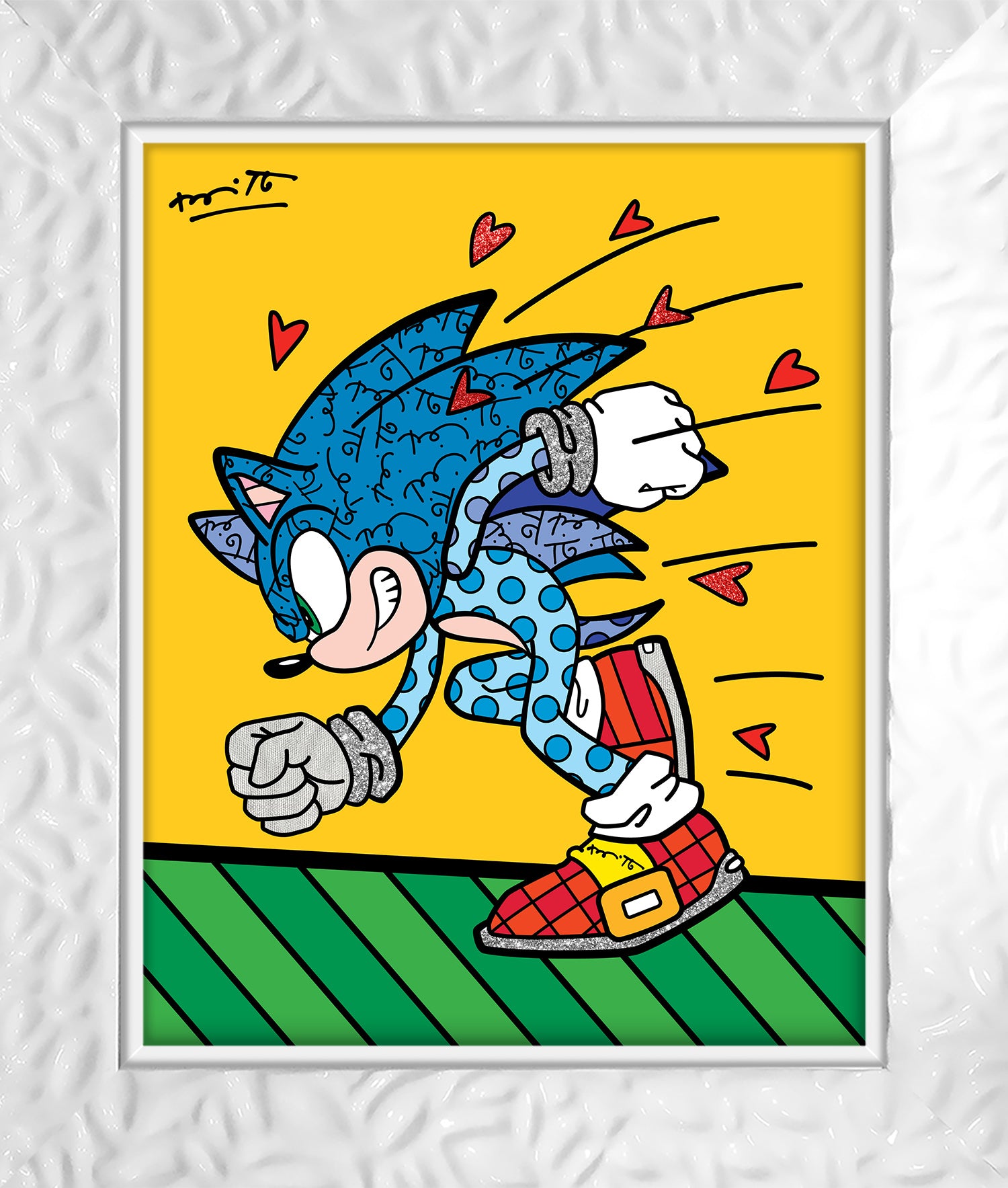 Sonic Spin Dash - Sega By Britto - Limited Edition Print