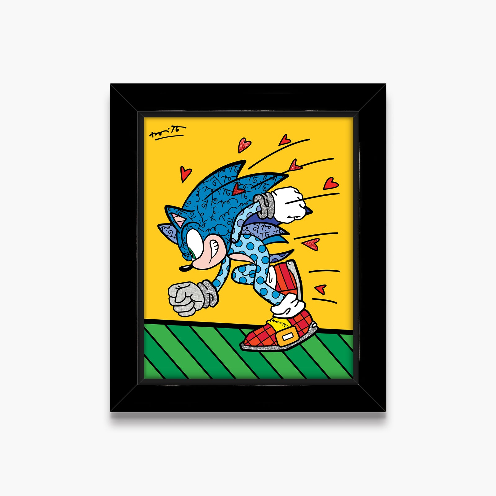 Sonic Spin Dash - Sega By Britto - Limited Edition Print