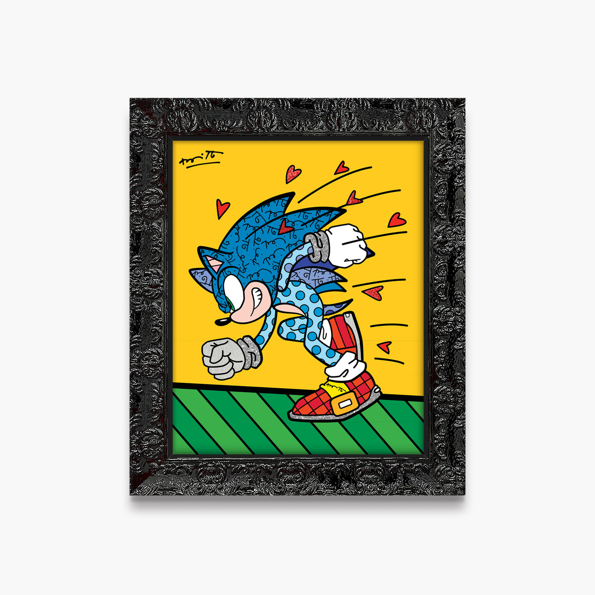 Sonic Spin Dash - Sega By Britto - Limited Edition Print