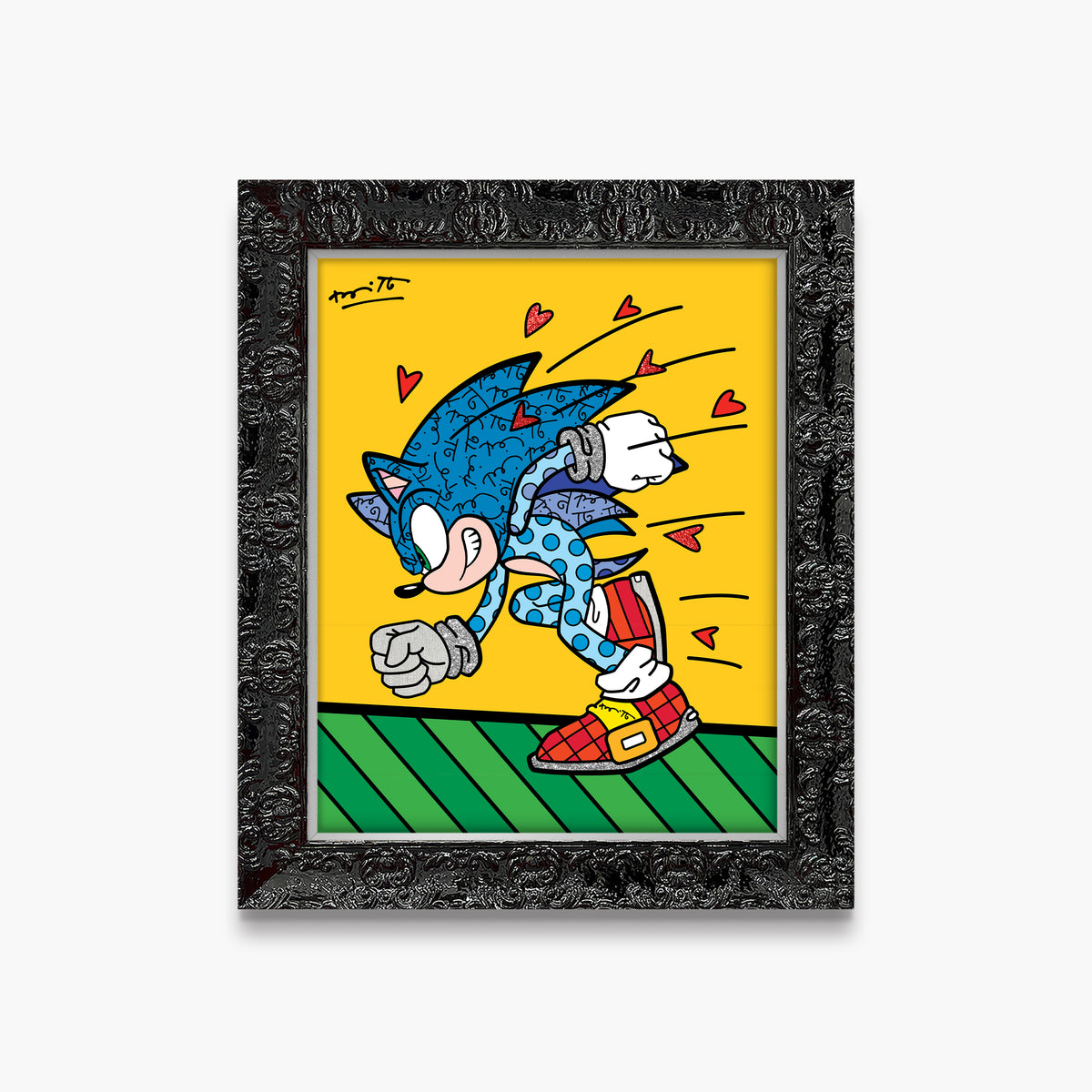 Sonic Spin Dash - Sega By Britto - Limited Edition Print