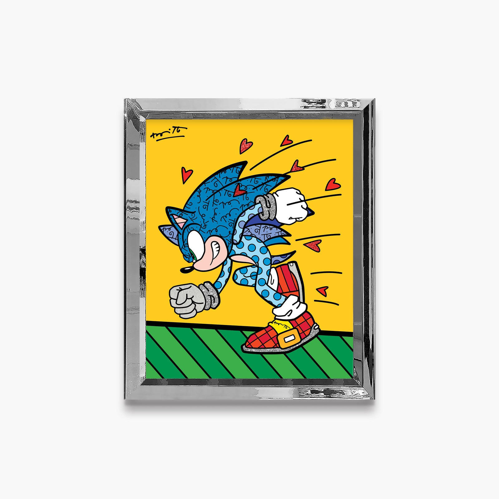 Sonic Spin Dash - Sega By Britto - Limited Edition Print