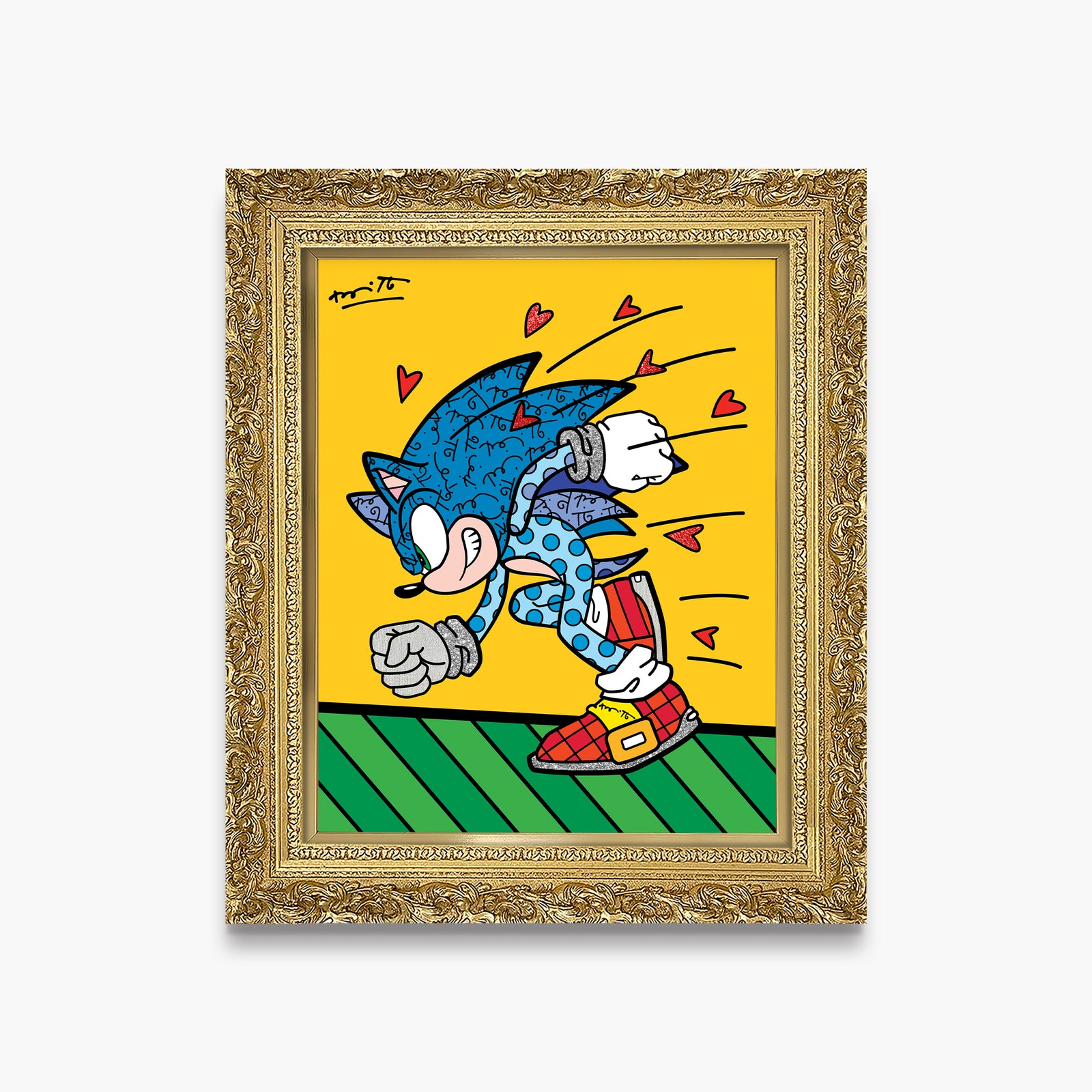 Sonic Spin Dash - Sega By Britto - Limited Edition Print