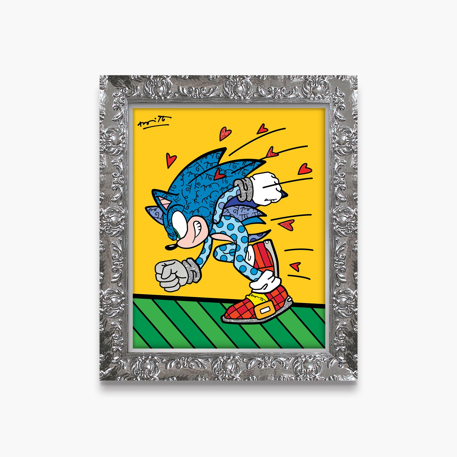 Sonic Spin Dash - Sega By Britto - Limited Edition Print