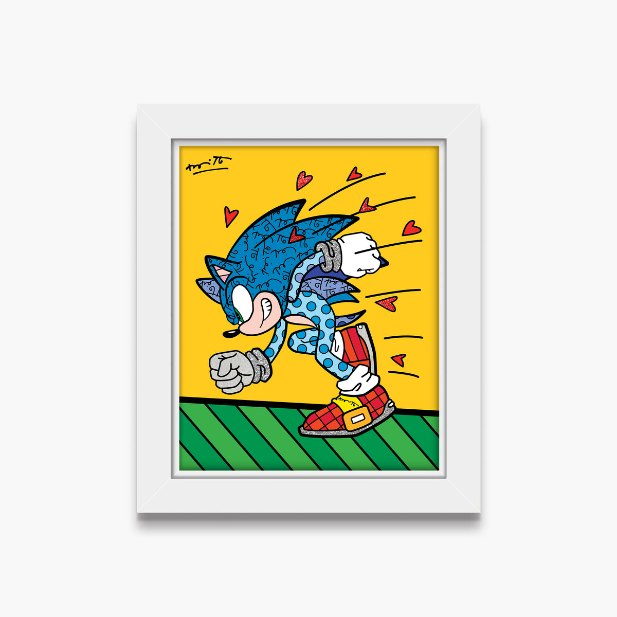 Sonic Spin Dash - Sega By Britto - Limited Edition Print