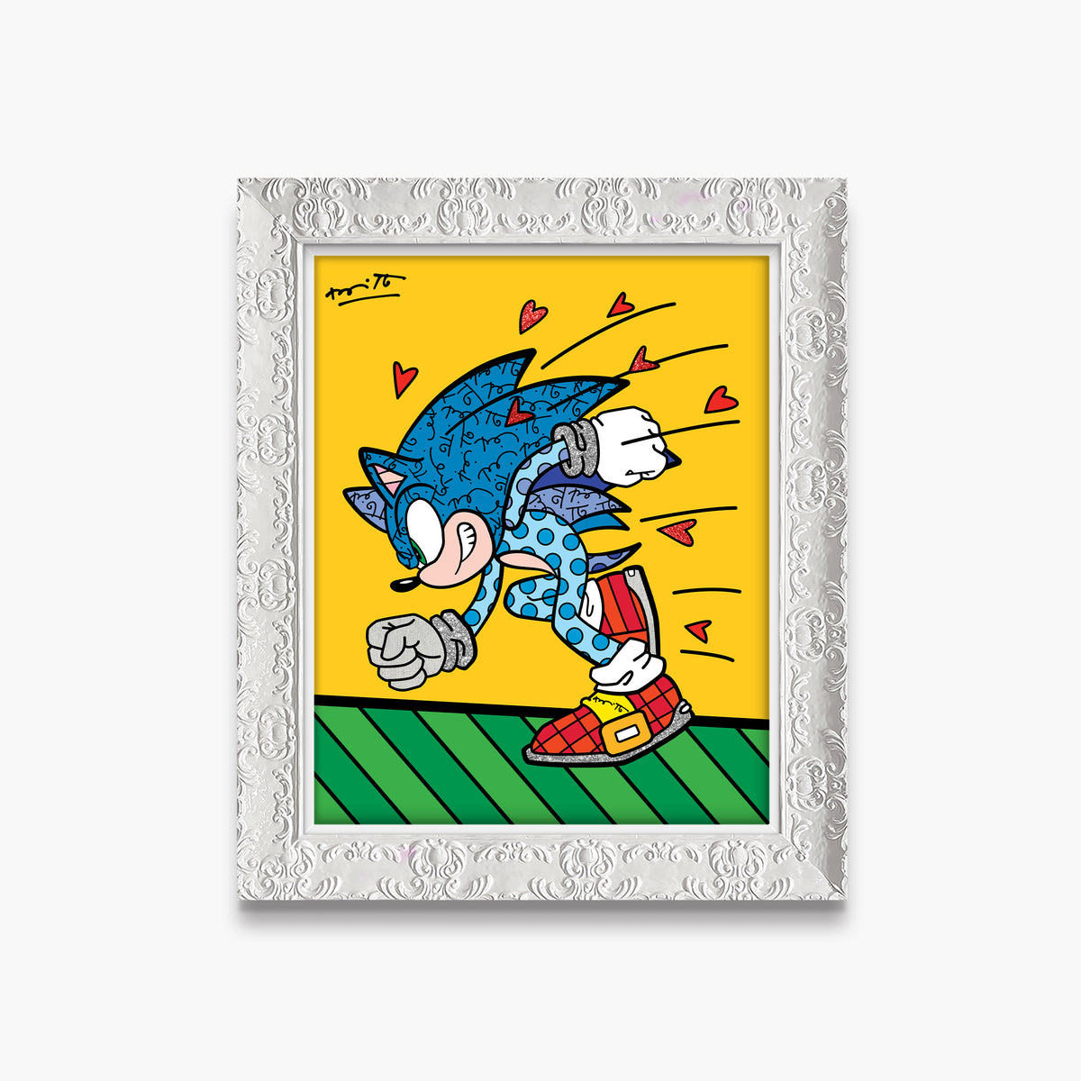 Sonic Spin Dash - Sega By Britto - Limited Edition Print