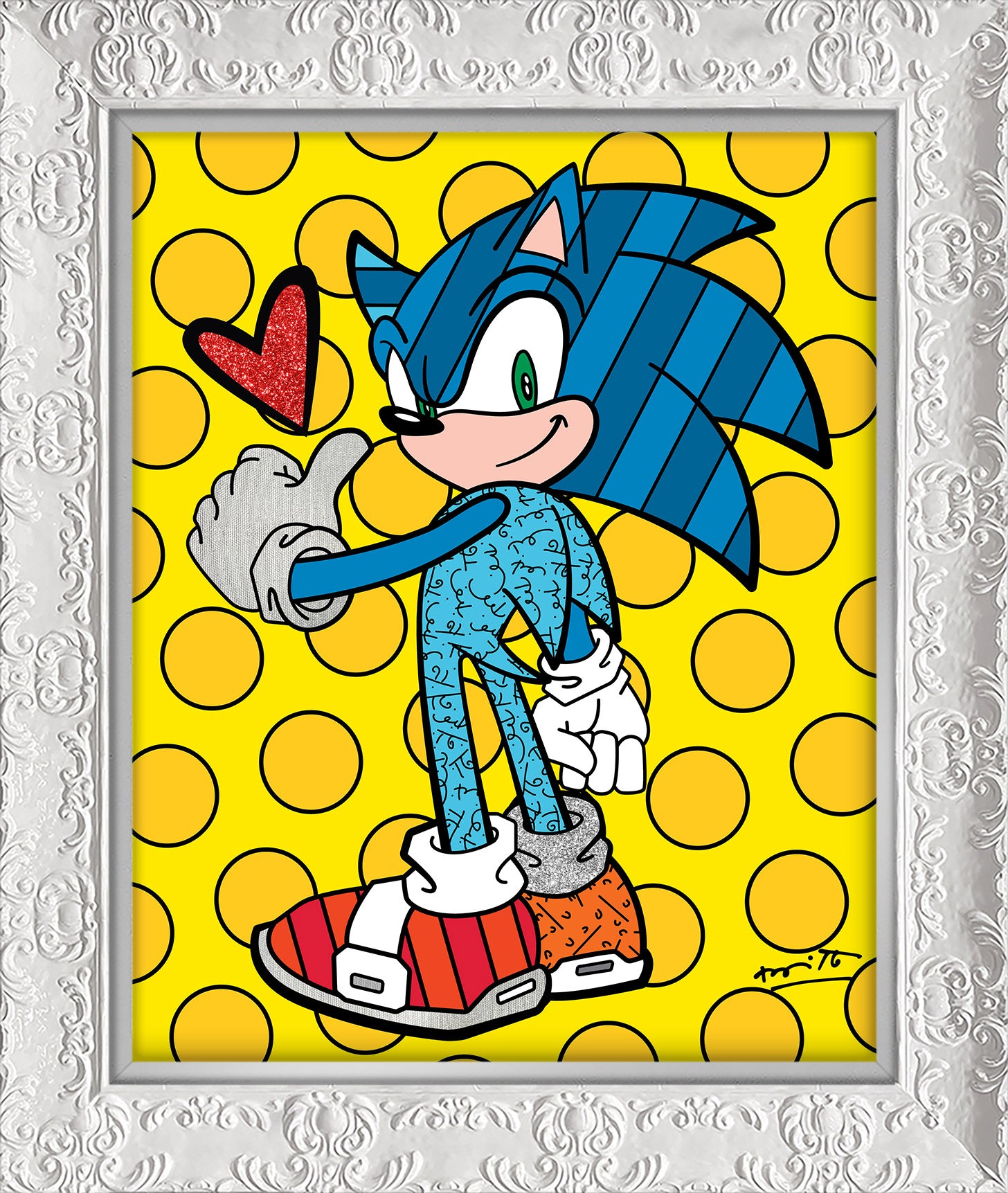game on sonic sega by  artistic colorful design collectible