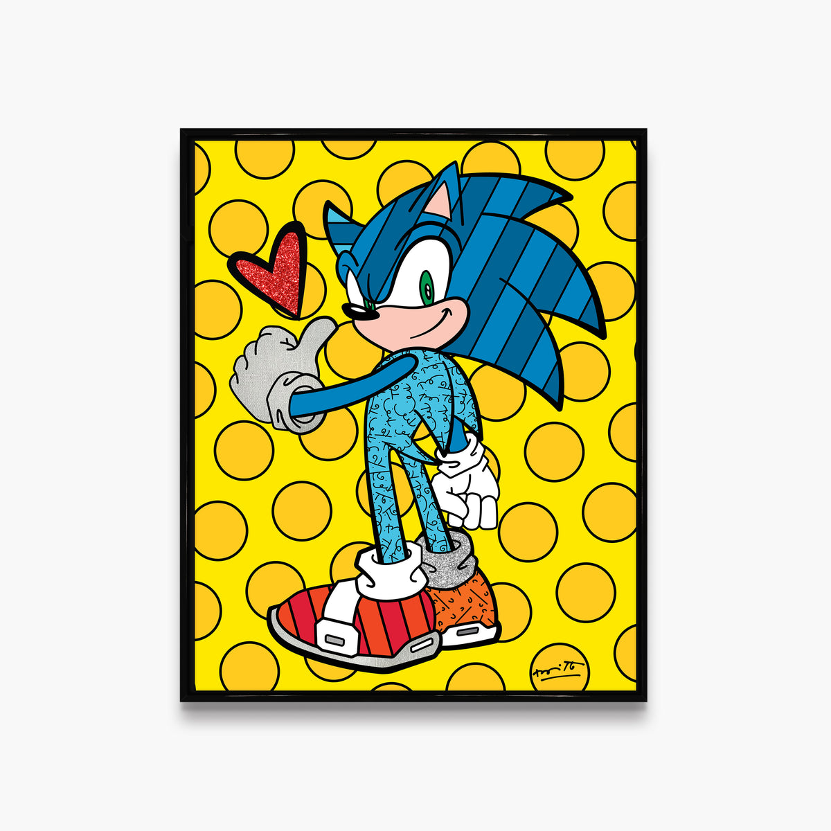 game on sonic sega by  artistic colorful design collectible