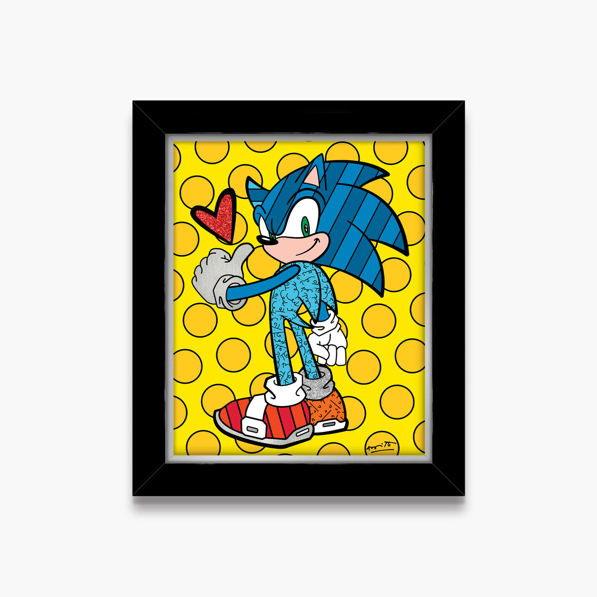 game on sonic sega by  artistic colorful design collectible