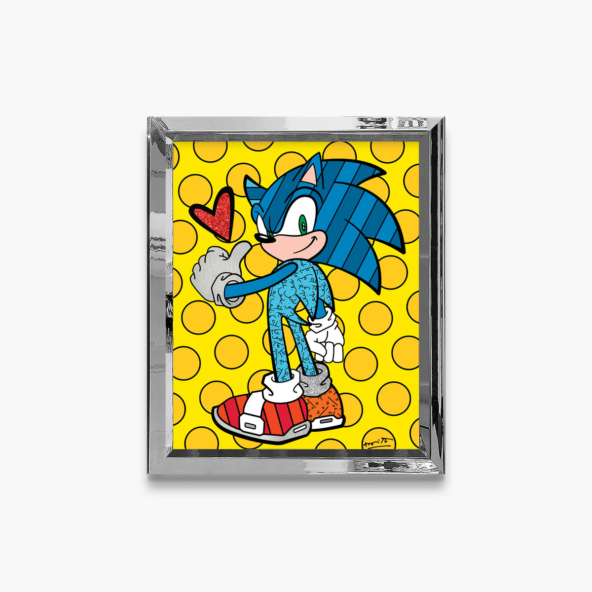 modern pop art game on sonic sega by  vibrant home decor