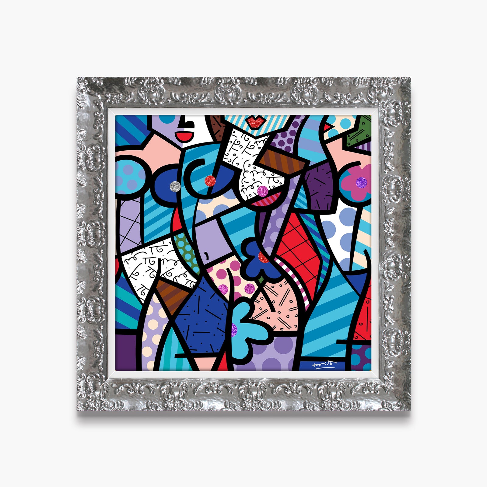 Romero Britto pleasures limited edition print  contemporary pop art piece