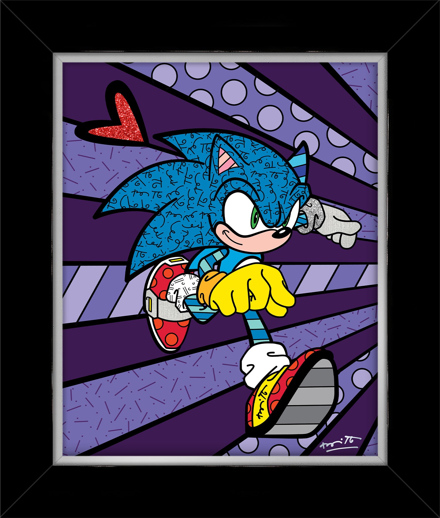Super Speed Sonic - Sega By Britto - Limited Edition Print